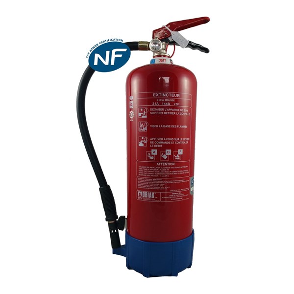 Extincteur ANAF 6 Litres - Eau Sans Fluor - Norme NF Classe A - Nouvelle Réglementation