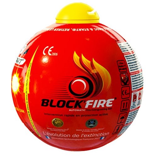 Lot de 812 Boules extinctrices Block Fire - "Choc and Start"