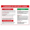 Consigne de sécurité Cuisine