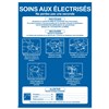 Consignes soins aux électrisés - PVC A4