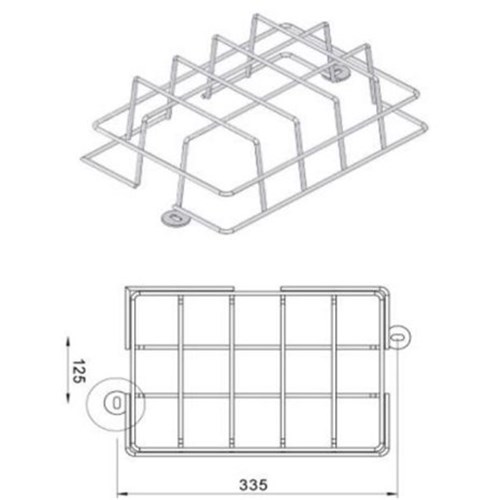 Grille anti chocs BAES Gamme "XENA FLAT" Profonde