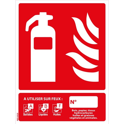 Lot de 50 Panneaux ABF 100 x 150 mm