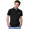 5 polos personnalisés noirs - Taille XXL - Flocage cœur