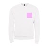 5 sweatshirts personnalisés blancs - Taille XXL - Cœur et dos