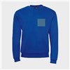5 sweatshirts personnalisés bleus - Taille M - Flocage cœur