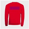 5 sweatshirts personnalisés rouges - Taille L - Flocage dos