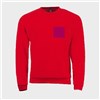 5 sweatshirts personnalisés rouges - Taille S - Flocage cœur