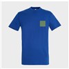 5 Tee-Shirts personnalisés bleu royal - Taille S - Cœur et dos