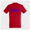 5 Tee-Shirts personnalisés rouges - Taille XL - Flocage Dos