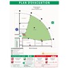 Plan d'évacuation PVC 2 mm - standard format A2