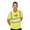 5 Tee Shirts haute visibilité jaunes - Taille S - Flocage cœur